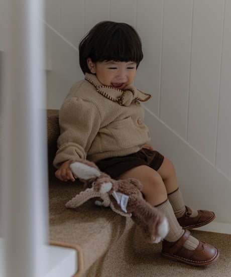55[予約]OREN manon knit ribbon cardigan