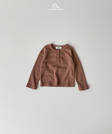 25[予約]onu cracker button tee