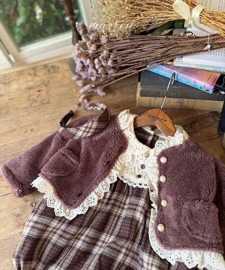 53[予約]marron bean suit(6-18m)
