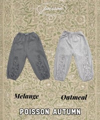 36[予約]poisson frill jogger pants
