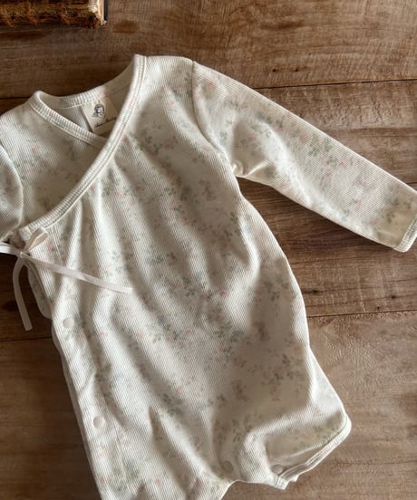 37[予約]anneshirley floral newborn romper