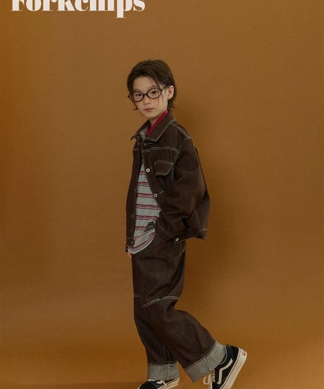3[予約]FORKCHIPS union roll up pants