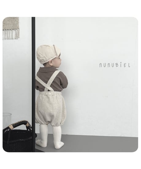 5[予約]nunubiel bebe waffle shirt