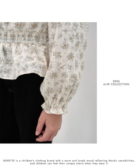 11[予約]ROSETTE la mer blouse(＋junior)