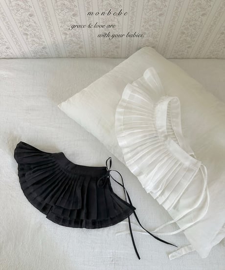 16[予約]monbebe layered pleated apron(kids)