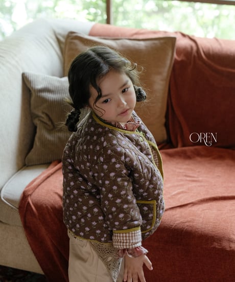 2[予約]OREN breeze check padded jumper