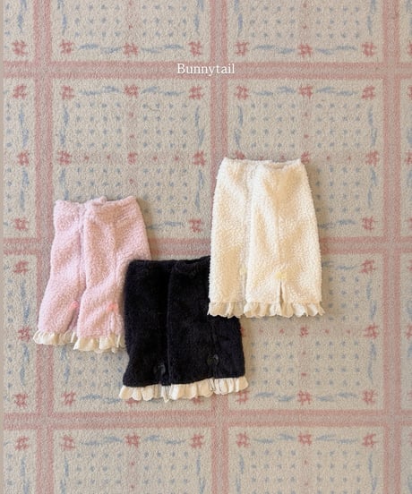 12[予約]bunnytail bunny lace warmer