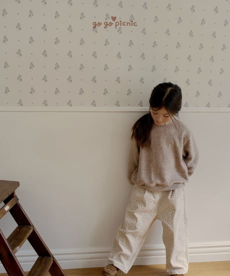 9[予約]go go picnic latte pants