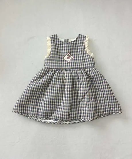 93[予約]aiai madeleine check dress