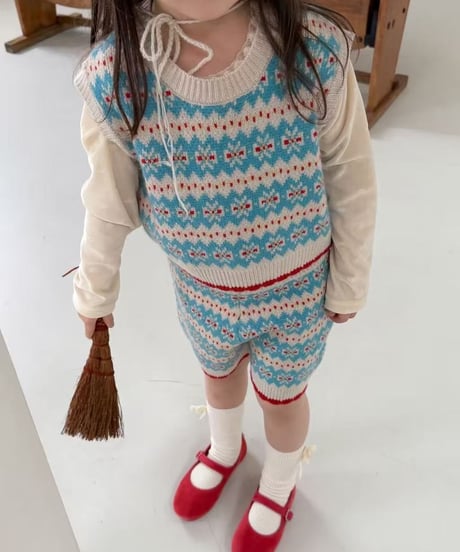 67[予約]aiai maple knit matching set