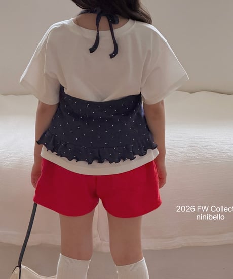 14[予約]ninibello vivi eyelet halter neck top