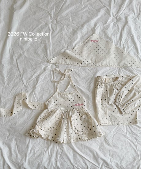 441[予約]ninibello hazel apron ops