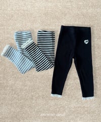 1[予約]momoann willy rib leggings