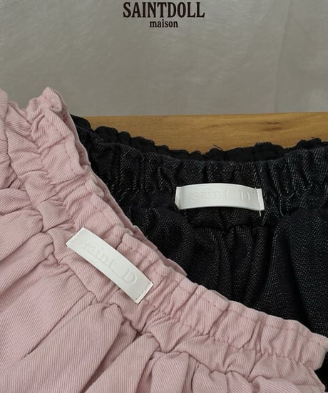 56[予約]saintdoll denim balloon shorts