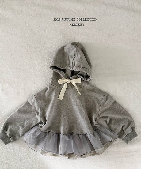 20[予約]melikey chacha frill hoodie