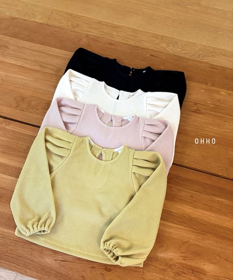 16[予約]ohho vanilla puff long sleeve t-shirt