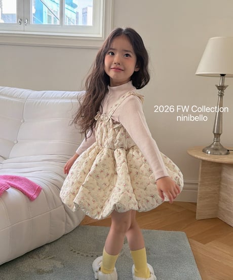 53[予約]ninibello picnic quilting dress