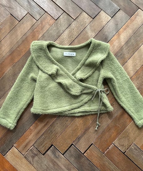 6[予約]mon Atelier margot wrap cardigan