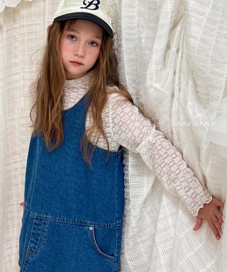 4[予約]poisson denim dress