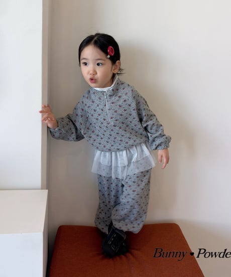 64[予約]bunny powder tutu layered skirt