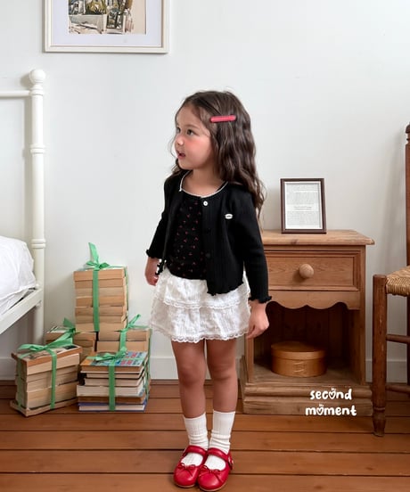 24[予約]second moment fondue tiered skirt