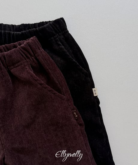 54[予約]ELLYMOLLY holic fleece line frill pants