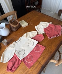 36[予約]marron heart set(XS-L)
