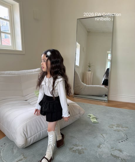 7[予約]ninibello mariel polo shirt(12m-2XL)