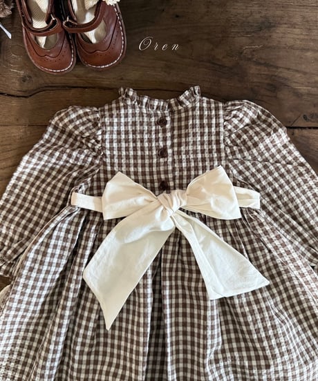 41[予約]OREN cocobell apron ops