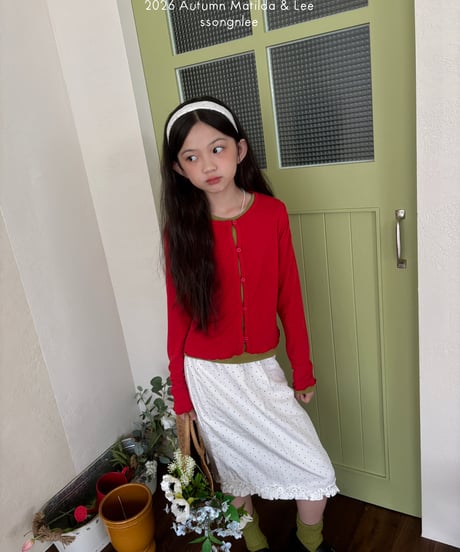79[予約]matilda&lee button cardigan