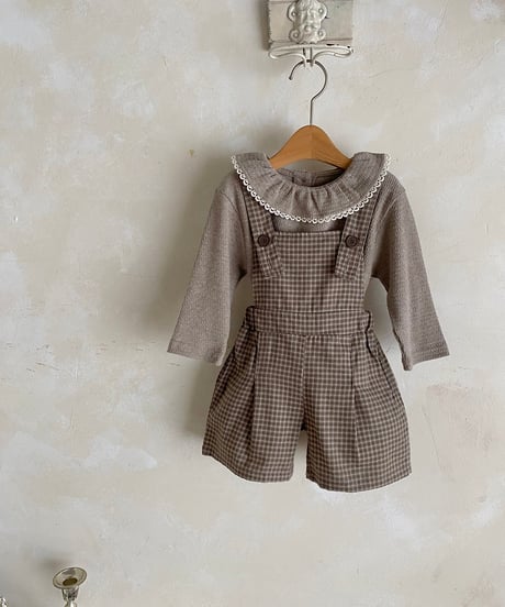 11[予約]elov&monpetitbebe maren frill tee