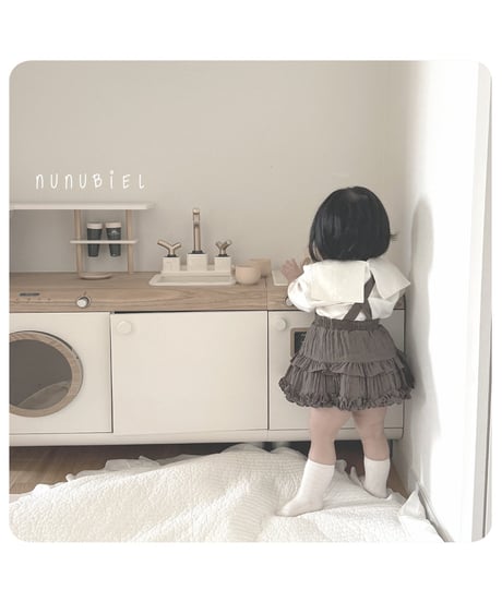 17[予約]nunubiel bebe tie blouse