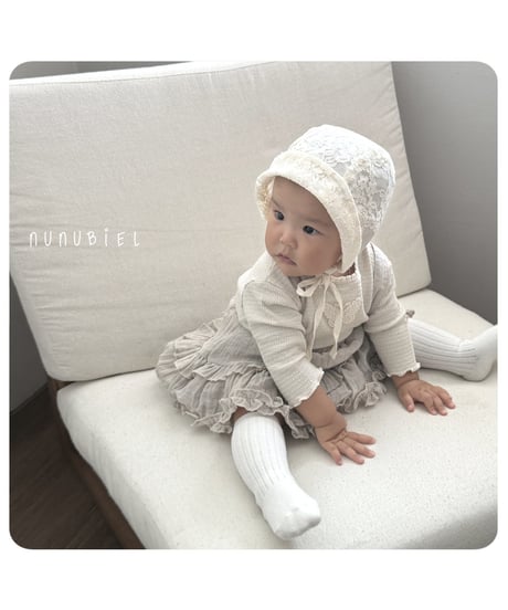 46[予約]nunubiel bebe butterfly t-shirt