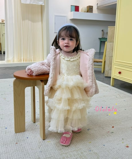 15[予約]ololala princess tiered dress