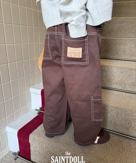 52[予約]saintdoll curved pants