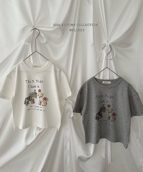 1[予約]melikey pony short sleeve t