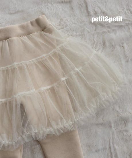 39[予約]petit&petit sha skirt leggings