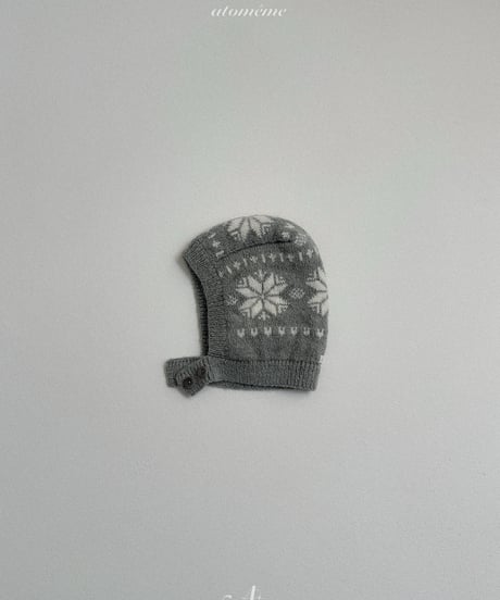 46[予約]atomeme marron snowflake hat