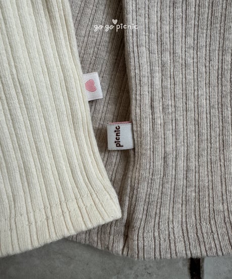 6[予約]go go picnic sophie mock neck