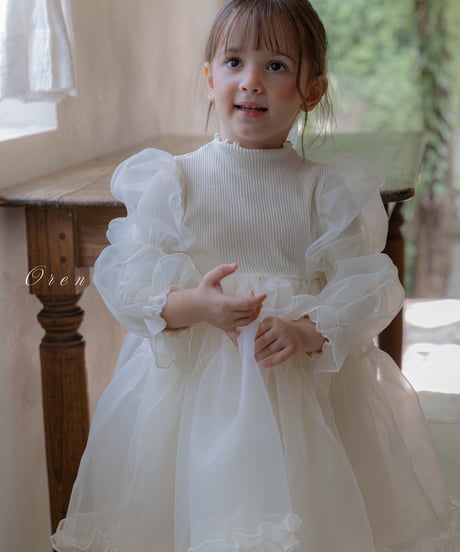46[予約]OREN severin organza dress