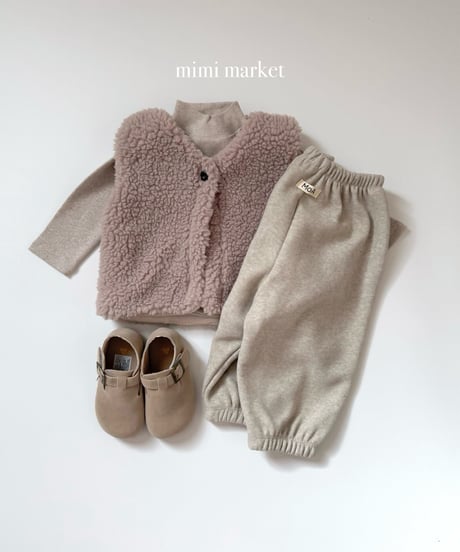 43[予約]mimi market mink terry pants