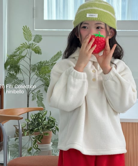 22[予約]ninibello teletubbies fleece hoodie