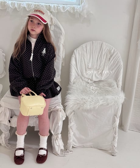 3[予約]poisson dot bunny zip-up