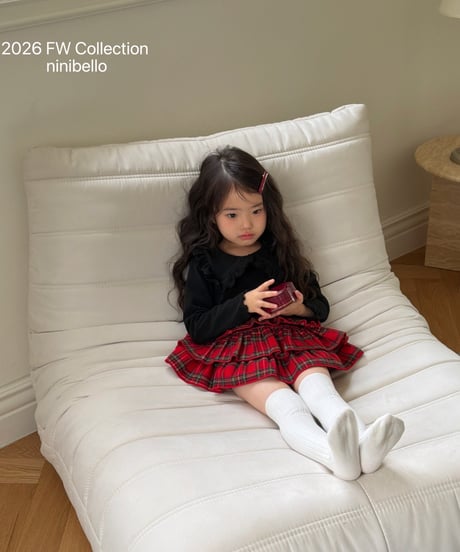 7[予約]ninibello mariel polo shirt(12m-2XL)