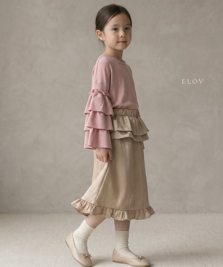 18[予約]elov&monpetitbebe creamy skirt