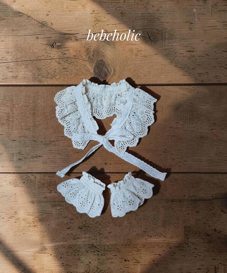 1[予約]bebeholic cape set(lace)