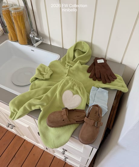 22[予約]ninibello teletubbies fleece hoodie