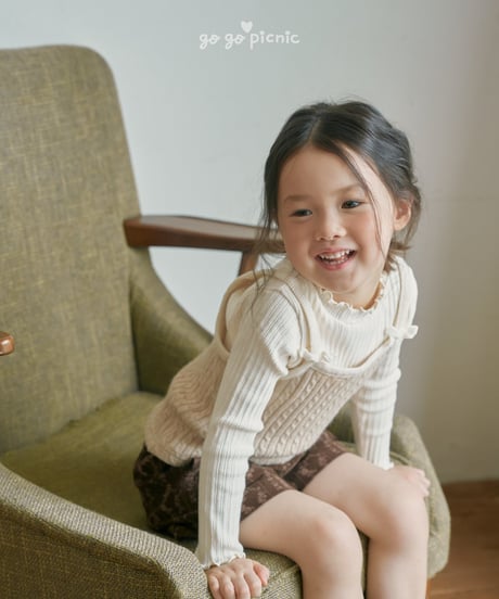 6[予約]go go picnic sophie mock neck