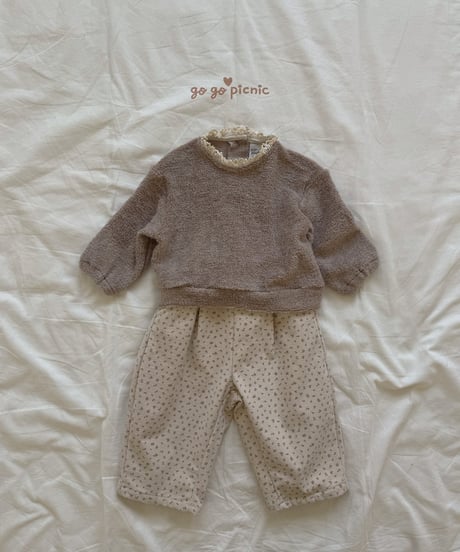 9[予約]go go picnic latte pants