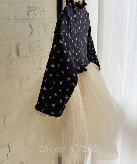 2[予約]Aosta camellia dress
